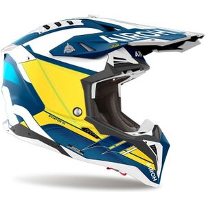 Airoh Aviator 3 Saber Blue Matt Offroad Helm Maat XL