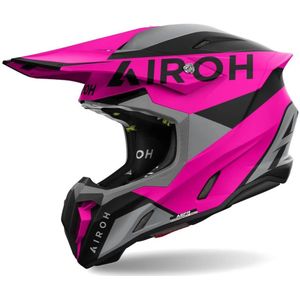 Airoh Twist 3 King Paars Grijs Offroad Helm Maat XS