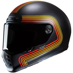 HJC V10 Foni Zwart Rood Integraalhelm Maat 2XL