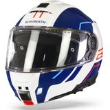 Schuberth C5 Master Wit Blauw Systeemhelm Maat 3XL