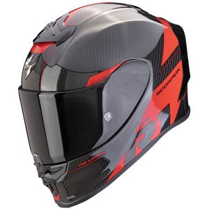 Scorpion EXO-R1 Evo Carbon Air Rally Zwart-Rood