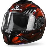 Shark Spartan GT Replikan KUR Zwart Chrome Rood