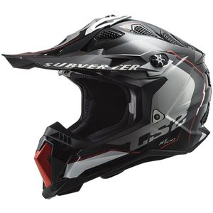 LS2 MX700 Subverter Arched Zilver Titanium 06 Offroad Helm