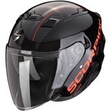 Scorpion EXO-230 QR Zwart Rood Jet Helm Maat M