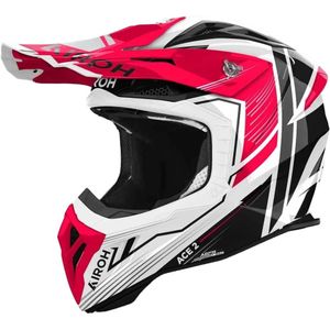 Airoh Aviator Ace 2 Engine Rood Glanzend Offroad Helm Maat M