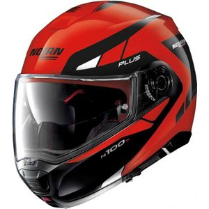 Nolan N100-5 P Milestone 54 Corsa Rood Systeemhelm Maat XS