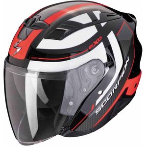 Scorpion EXO-230 Pul Blauw Rood Jet Helm Maat XL