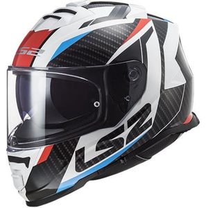 LS2 FF800 Storm II Racer Rood Blauw 06 Integraalhelm Maat XL