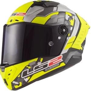 LS2 FF805 Thunder C Space Fluo Geel Grijs 06 Integraalhelm