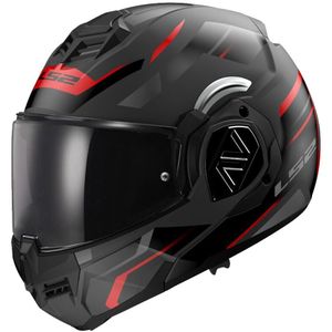 LS2 FF906 Advant Kuka Matt Black Red-06 Systeemhelm Maat M