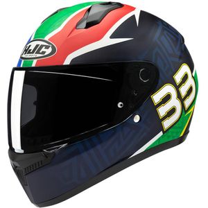 HJC C10 Brad Binder 33 Integraalhelm Zwart Groen Maat S