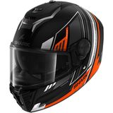 Shark Spartan RS Byhron Mat Zwart Oranje Chrome KOU