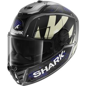 Shark Spartan RS Stingrey Mat Antraciet Antraciet Blauw AAB