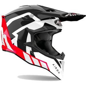 Airoh Wraaap Reloaded Rood Zwart Offroad Helm Maat L