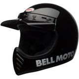Bell Moto-3 Classic Solid Gloss Zwart Integraalhelm Maat L