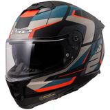 LS2 FF808 STREAM II Road M. Zwart Blauw-06 Integraalhelm