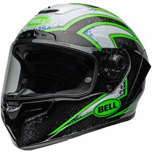 Bell Race Star DLX Flex Xenon Glanzend Zwart Kryptonite