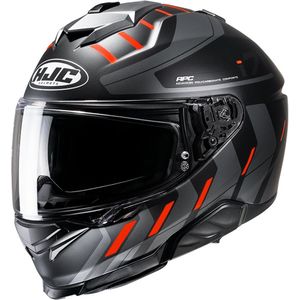 Hjc I71 Simo Zwart Oranje Mc6Hsf Integraalhelm Maat M