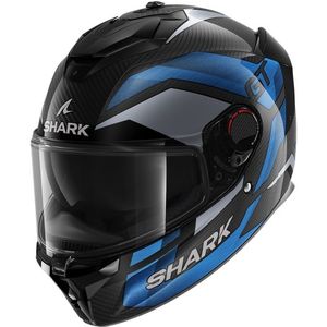 Shark Spartan GT Pro Ritmo Carbon Carbon Blauw Chrom DBU