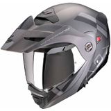 Scorpion ADX-2 Galane Matt Zwart Zilver Adventure helm Maat