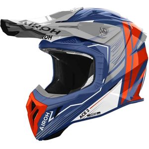 Airoh Aviator Ace 2 Engine Cerulean Glanzend Offroad Helm