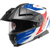 Schuberth E2 Explorer Blauw Rood Systeemhelm Maat S