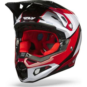 FLY Racing Formula Carbon Prime Rood Wit Rood Carbon