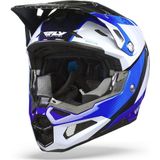 FLY Racing Formula Carbon Prime Blauw Wit Blauw Carbon