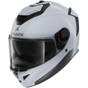 Shark Spartan GT Pro Blank Light Wit Glanzend W03