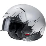 Hjc I20 Scraw White Black Mc10Sf Open Face Helmet Maat S