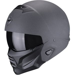 Scorpion Exo-Combat II Graphite Dark Grey Jet Helmet Maat M