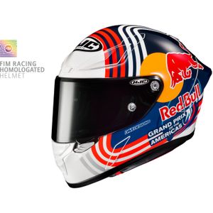 HJC RPHA 1 Red Bull Austin GP Wit Blauw Mc21Sf Integraalhelm