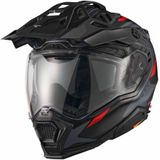 Nexx X.WED3 Keyo Grijs Rood Mat Adventure Helm Maat XL