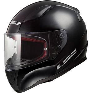 LS2 FF353 Rapid II Solid Gloss Zwart 06 Integraalhelm Maat