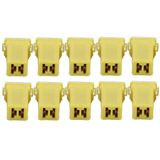 10 STKS Voertuig Auto Plastic Shell Rechte Vrouwelijke Terminal Push in Blade Cartridge PAL Zekering 60Amp 32 V