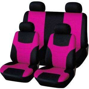 Universele autostoelhoes Persoonlijkheid stiksels Automobielstoelen Beschermhoes Doek Automobielstoelen Covers (roze)