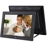 12,1 inch digitale fotolijst met houder en afstandsbediening, Allwinner F16-programma, ondersteuning voor SD / MMC / USB-flashdisk (zwart)