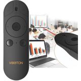 VIBOTON VMP07 2,4 GHz multimediapresentatie Remote PowerPoint Clicker Wireless Presenter Handheld Controller Flip Pen, besturingsafstand: 15 m (zwart)