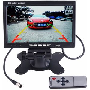 PZ-607 Backup-camera voor voertuigvrachtwagen en monitor Infrarood nachtzicht Achteruitrijcamera met 7 inch HD-monitor
