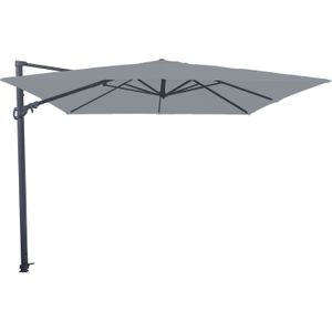 Vrijhangende zweefparasol Monaco Flex III 300x300 (light grey)