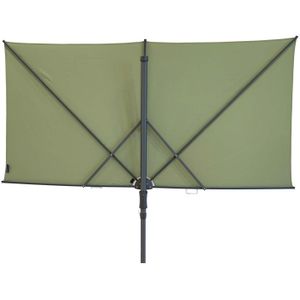 Vrijhangende zweefparasol Sun Square 250x125 (Sage green)