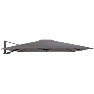 Zweefparasoldoek Siesta Premium - 300x300cm (charcoal)