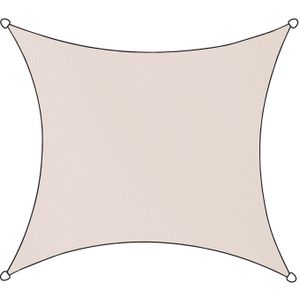 Schaduwdoek Livigno polyester vierkant 5m (naturel)