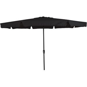 Parasol Rhodos 350cm rond (Zwart)