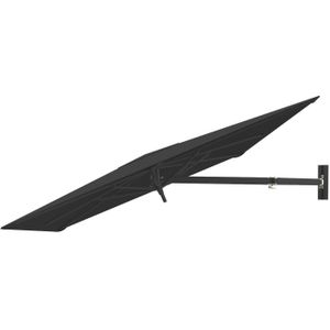 Paraflex muurparasol 230x230cm Neo arm Sunbrella (UX Full black)