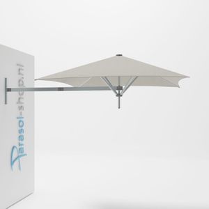 Paraflex muurparasol 190x190cm Classic arm - Solidum (Canvas)