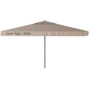 Parasol Quito 400x300cm (Ecru) met bedrukking