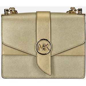 Michael Kors Greenwich crossbody tas small pale gold