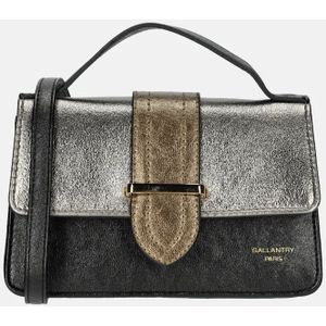 Firenze crossbody tas black/silver/bronze