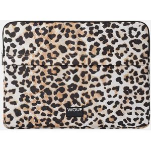 Wouf laptophoes 13/14 inch panter Cleo